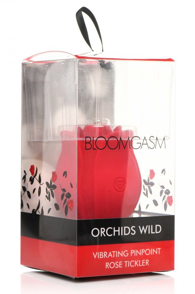 Orchids Wild Vibrating Pinpoint Rose Tickler Free Shipping