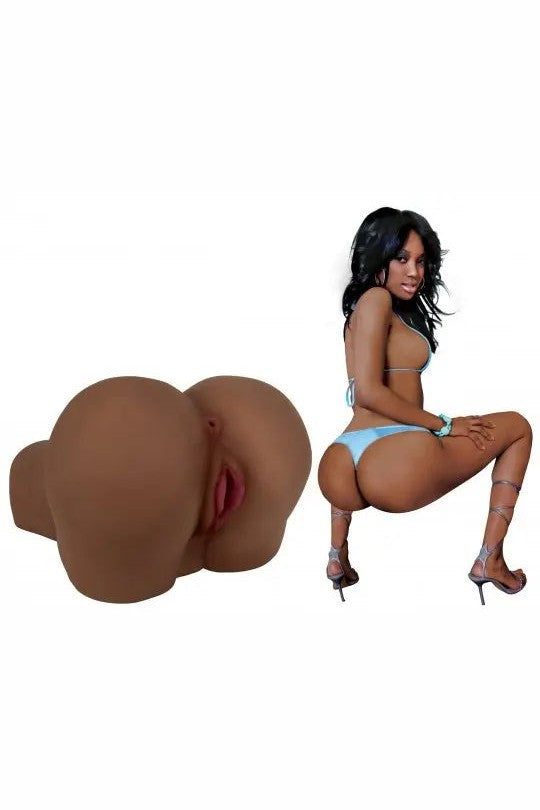 Mistress Paris Doggie Style Masturbator- Brown free shipping - ToysZone.ca
