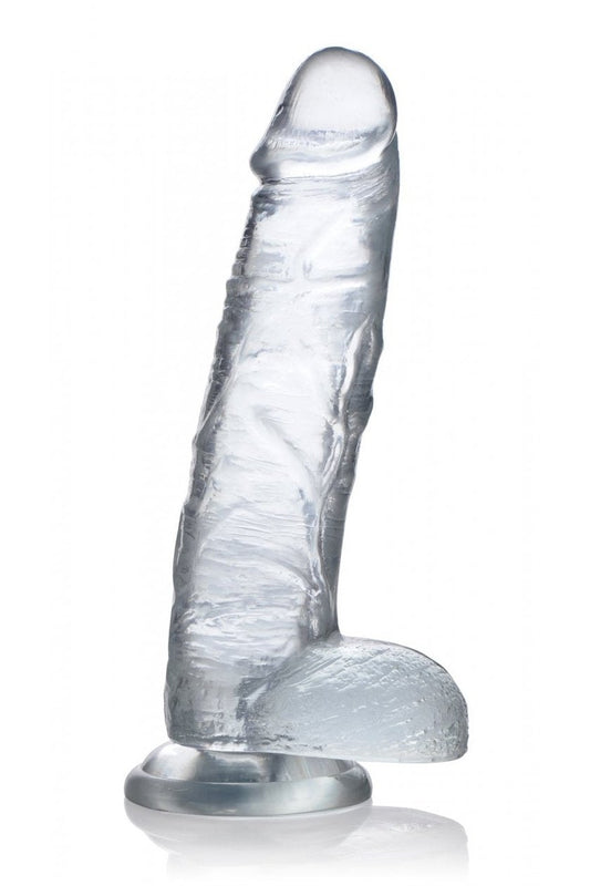 Jock C-Thru Dildo - 10 Inch Free Shipping