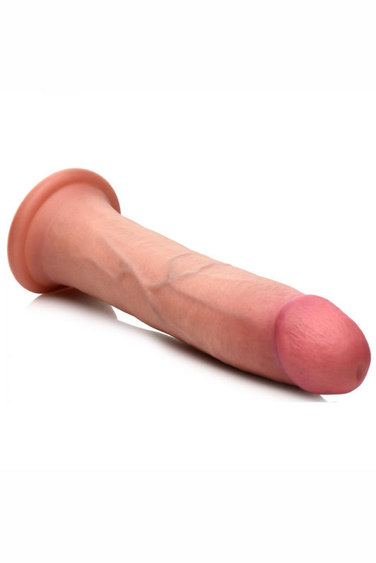 Ultra Realistic Dual Density Silicone Dildo - 8 Inch