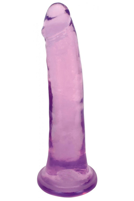 8 Inch Slim Stick Grape Ice Dildo Free Shipping