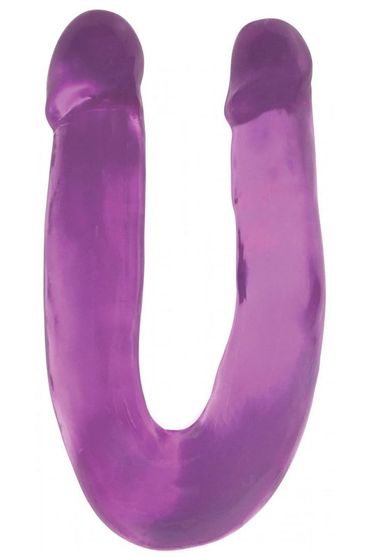 Lollicock Sweet Slim Double Dipper Dildo - Purple Free Shipping