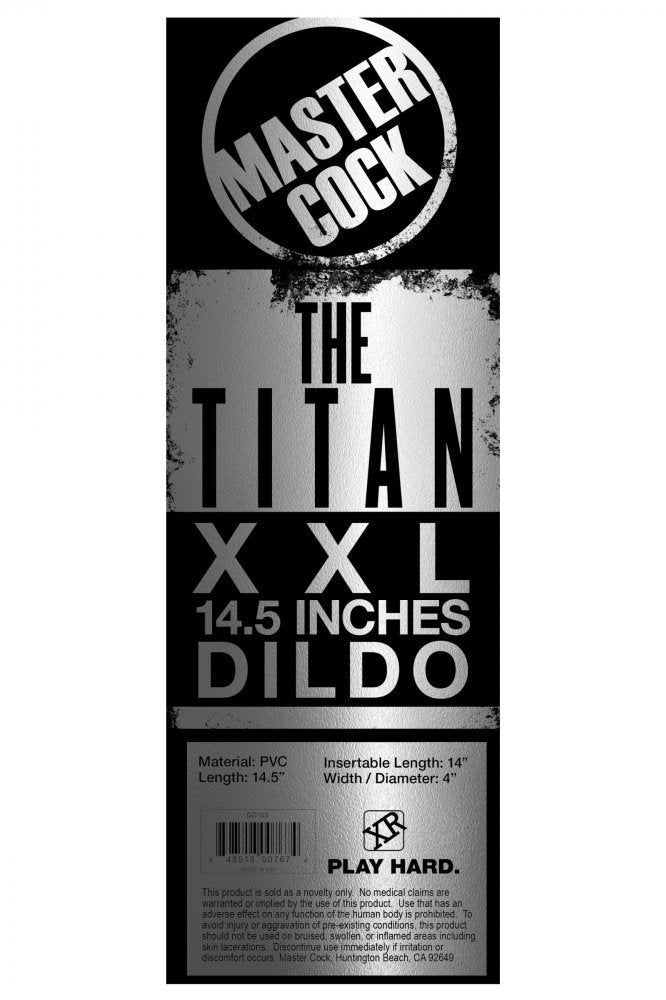 The Titan XXL 14.5 Inch Dildo Free Shipping