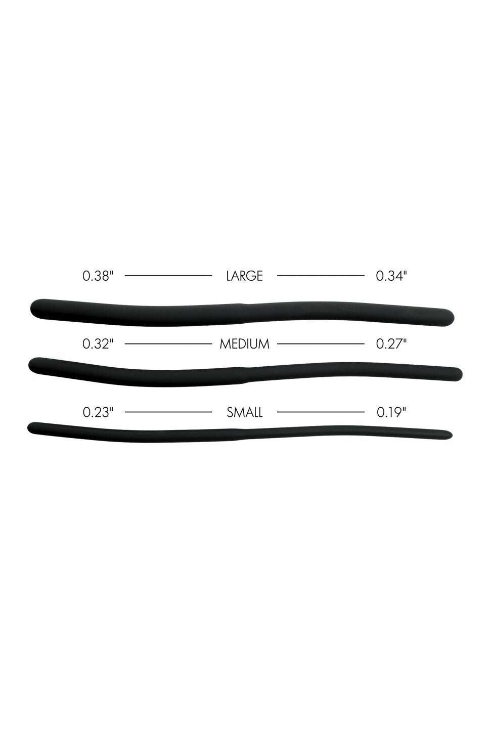 Isabella Sinclaire Silicone Urethral Sound Trainer Set freeshipping - ToysZone.ca