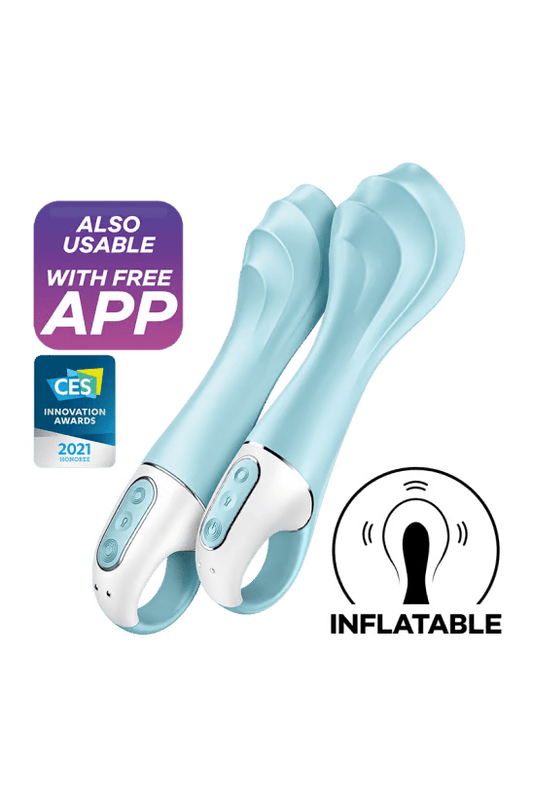 Air Pump Vibrator 5+ Blue - Free Shipping