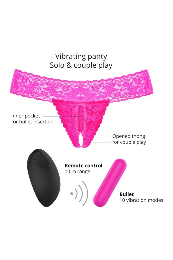 SECRET PANTY 2 - NEON PINK - Free Shipping