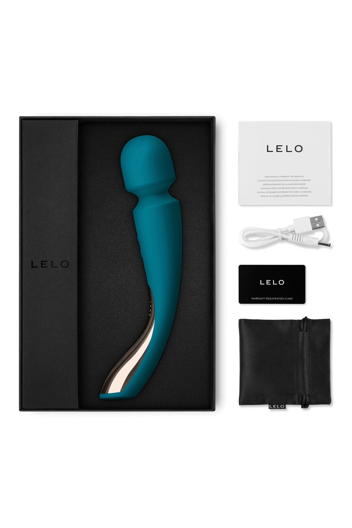 Lelo Smart Wand 2 Medium Ocean Blue - Free Shipping